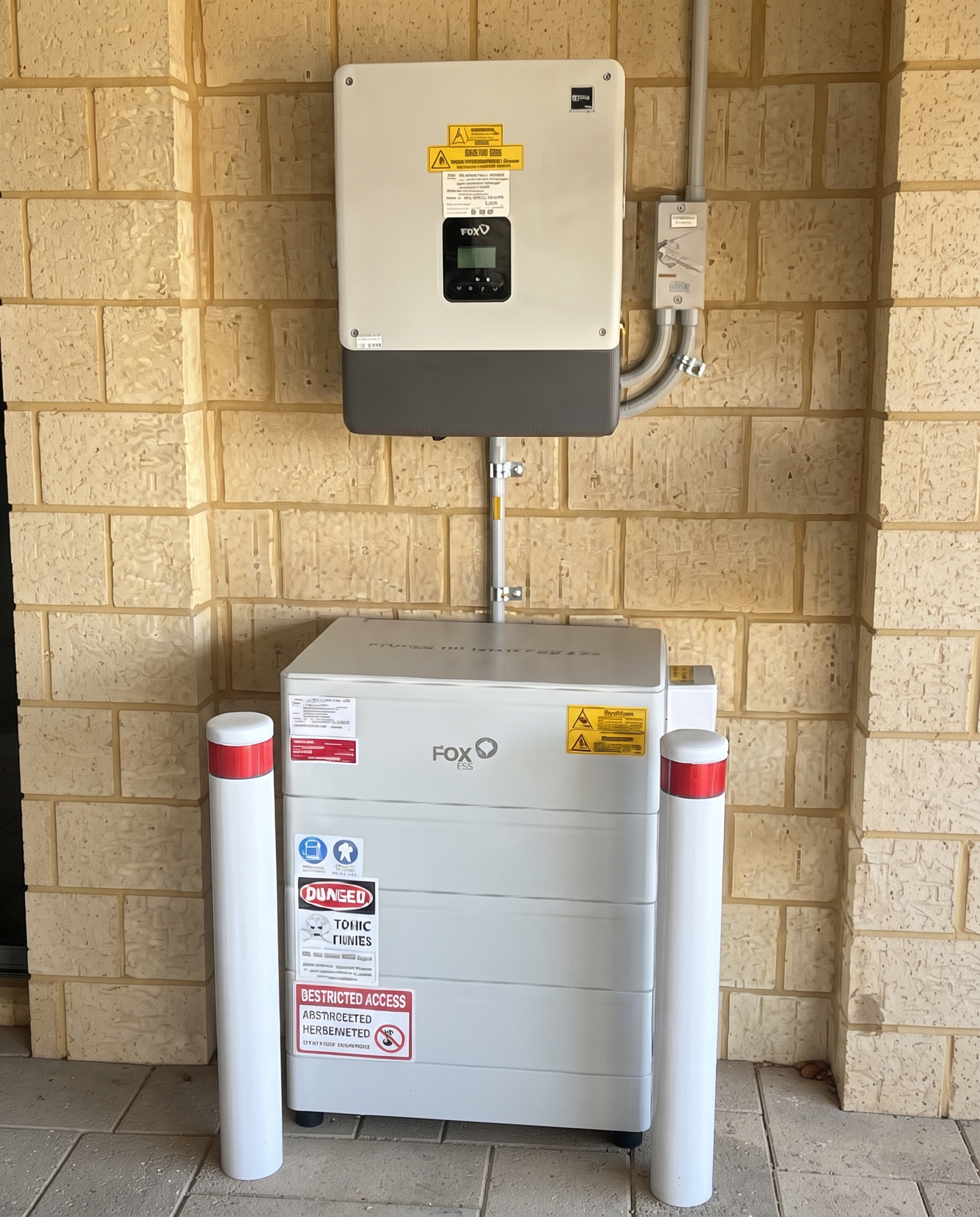 13kW/10kVA/ 41kwh Fox Ess Battery Storage System - Golden Bay - WA